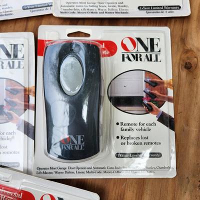 Lot of One for All Garage Door Openers