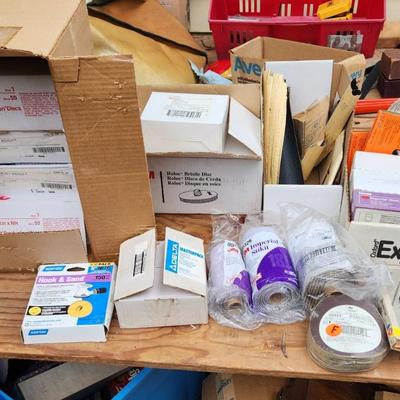 Large Sand Paper Lot 3m, Norton, Delta, Hook N Sand 3M Regalite Polycut Stikit Discs
