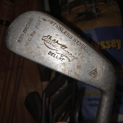 Wood shaft golf clubs, 10x10 canopy etc