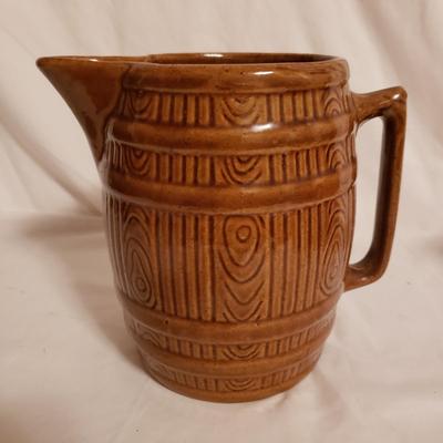 Stoneware Crock and Pitchers (LR-KD)
