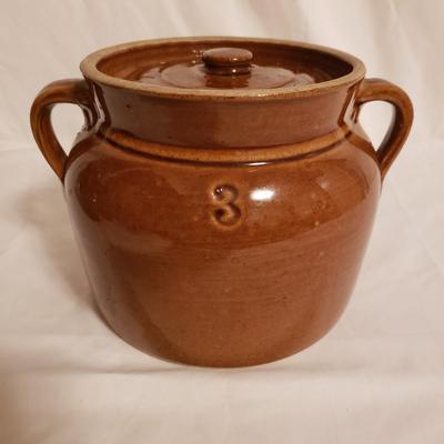 Stoneware Crock and Pitchers (LR-KD)