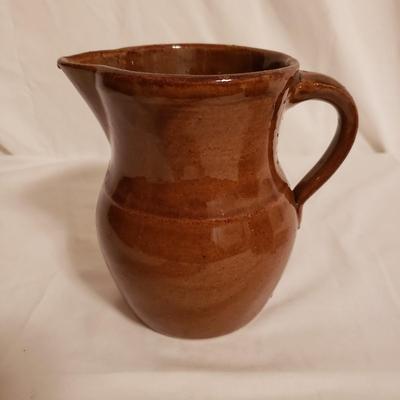 Stoneware Crock and Pitchers (LR-KD)