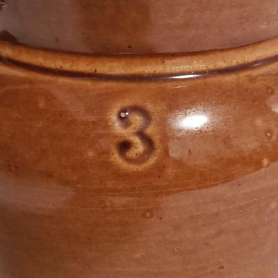 Stoneware Crock and Pitchers (LR-KD)