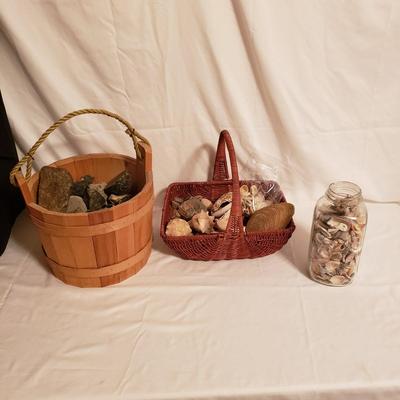 Collection of Rocks and Shells (LR-KD)