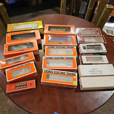 Assortment of Empty O Gauge Car Boxes (T2-JS)