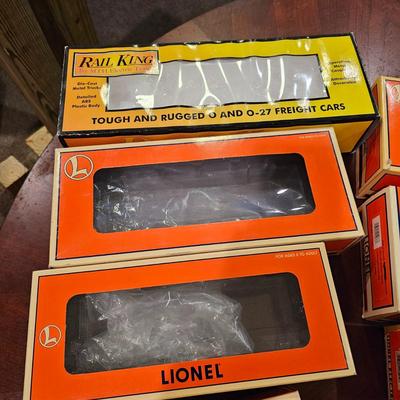Assortment of Empty O Gauge Car Boxes (T2-JS)