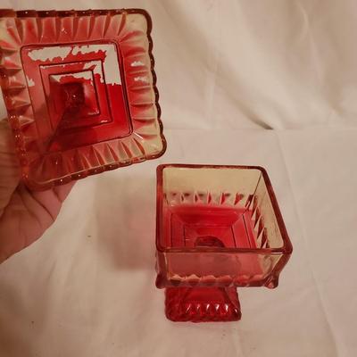 Vintage Reds and Yellows Glassware (LR-KD)