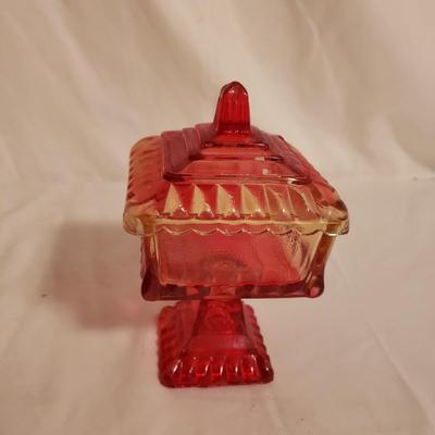 Vintage Reds and Yellows Glassware (LR-KD)