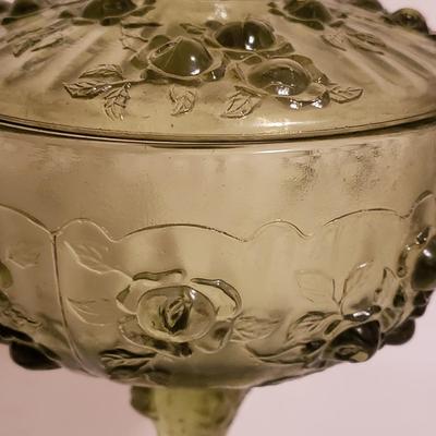 Green and Brown Glassware-Fenton, FTD and More (LR-KD)