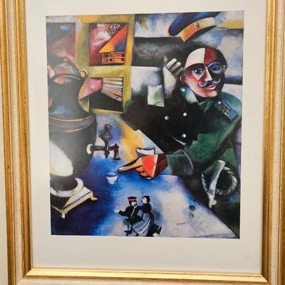 Chagall Color Framed Print