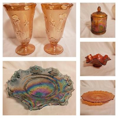 Beautiful Carnival Glass Collection (LR-KD)