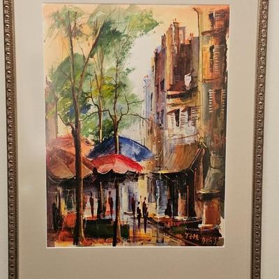 Nice Abstract Street Scene Print