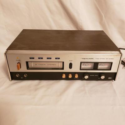 Radio Shack Realistic 8 Track Player W/Tapes (LR-KD)
