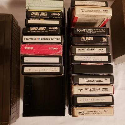 Radio Shack Realistic 8 Track Player W/Tapes (LR-KD)
