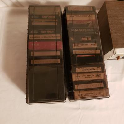Radio Shack Realistic 8 Track Player W/Tapes (LR-KD)