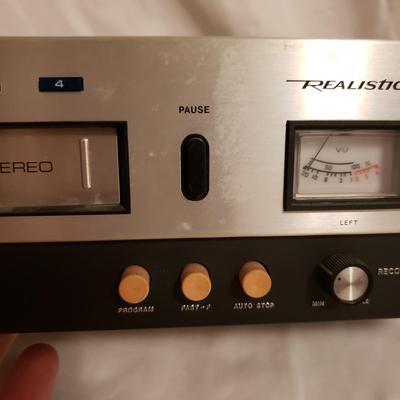 Radio Shack Realistic 8 Track Player W/Tapes (LR-KD)
