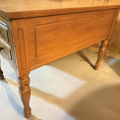 LOT 162B: Pair of Basic End Tables - one 2 Tiered & one w/ Drawer