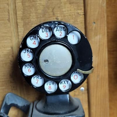 LOT 153B: Antique Western Electric 211 Rotary Wall Phone and Pair IBM Intercoms