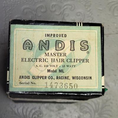 LOT 155B: Vintage Hair Cut Tools Including Clippers by Oster, Raycine and More