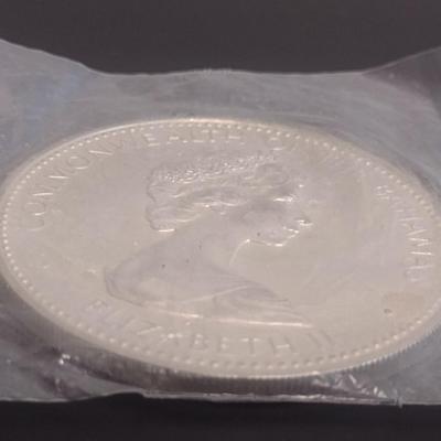 1973 Commonwealth of the Bahamas $10 Sterling Silver Uncirculated Coin 10 July 1973 Independance 49 grams (#19)