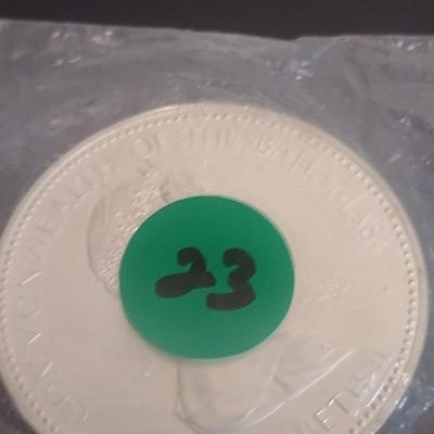 1973 Commonwealth of the Bahamas $10 Sterling Silver Uncirculated Coin 10 July 1973 Independance 49 grams (#23)