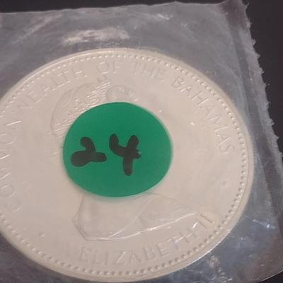 1973 Commonwealth of the Bahamas $10 Sterling Silver Uncirculated Coin 10 July 1973 Independance 49 grams (#24)