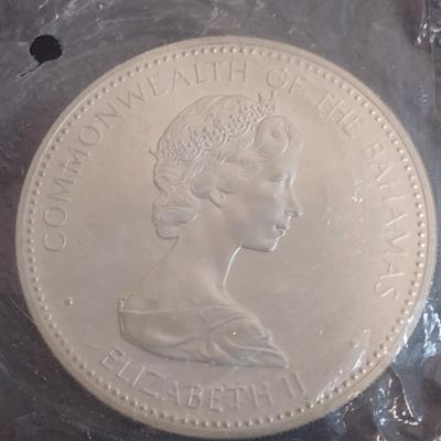 1973 Commonwealth of the Bahamas $10 Sterling Silver Uncirculated Coin 10 July 1973 Independance 49 grams (#27)