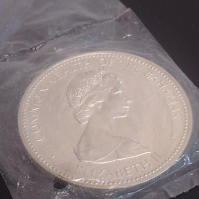 1973 Commonwealth of the Bahamas $10 Sterling Silver Uncirculated Coin 10 July 1973 Independance 49 grams (#28)