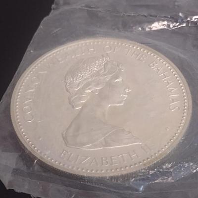 1973 Commonwealth of the Bahamas $10 Sterling Silver Uncirculated Coin 10 July 1973 Independance 49 grams (#29)