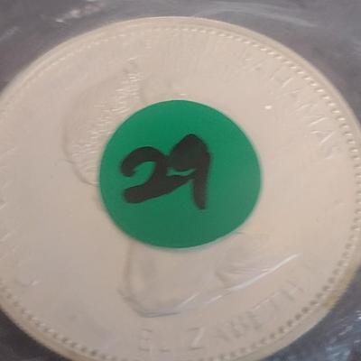 1973 Commonwealth of the Bahamas $10 Sterling Silver Uncirculated Coin 10 July 1973 Independance 49 grams (#29)