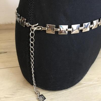 Vintage, high and shiny very nice chain waist belt