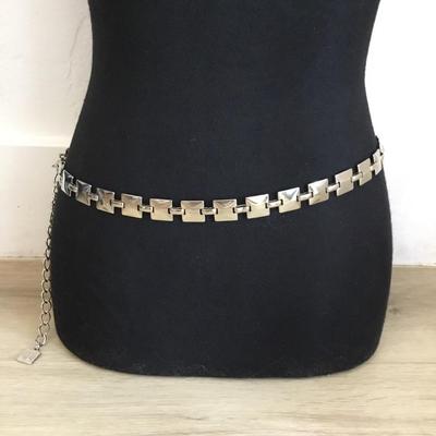 Vintage, high and shiny very nice chain waist belt