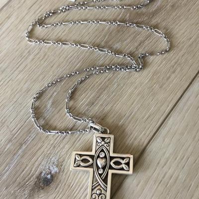 Beautiful Brighton, vintage cross necklace new with tags