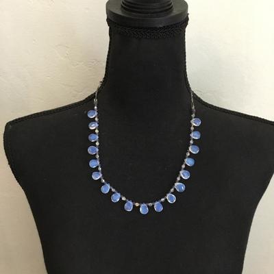Beautiful crystal moonstone necklace