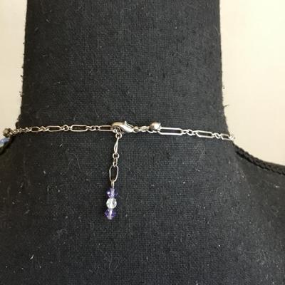 Beautiful crystal moonstone necklace