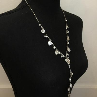 Very beautiful very nice 1946 Y drop dangle necklace