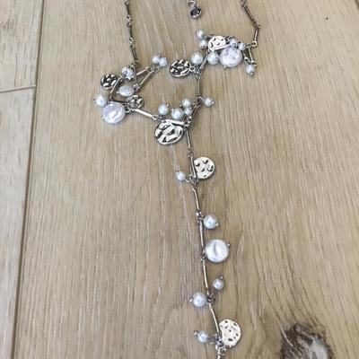 Very beautiful very nice 1946 Y drop dangle necklace