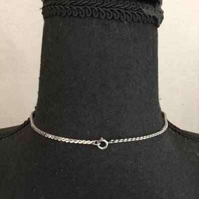 Beautiful, vintage, rhinestone dangle necklace