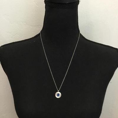 Beautiful very nice Silver tone slider necklace