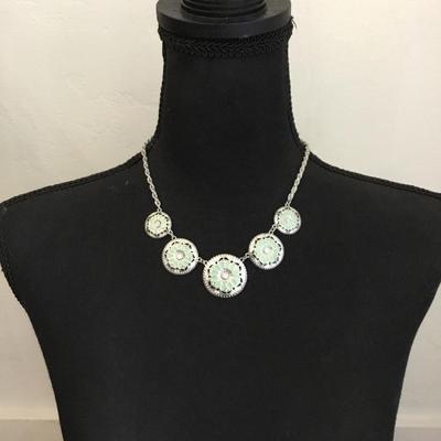 Beautiful, Silver tone statement necklace