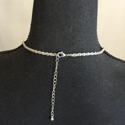 Beautiful, Silver tone statement necklace