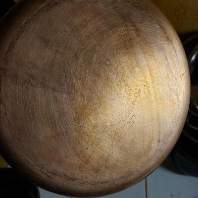 LOT 157B: Assorted Pots & Pans; Revere Ware Copper Bottom & More