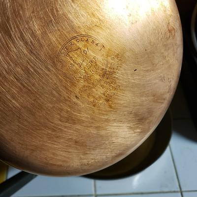 LOT 157B: Assorted Pots & Pans; Revere Ware Copper Bottom & More