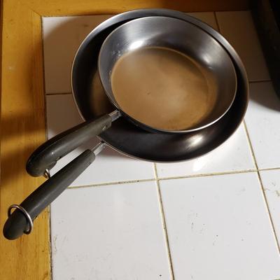LOT 157B: Assorted Pots & Pans; Revere Ware Copper Bottom & More