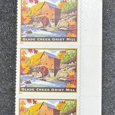 Sale Photo Thumbnail #406: 4 stamps from the same original full sheet. Peel-off self-adhesive style. Excellent condition.