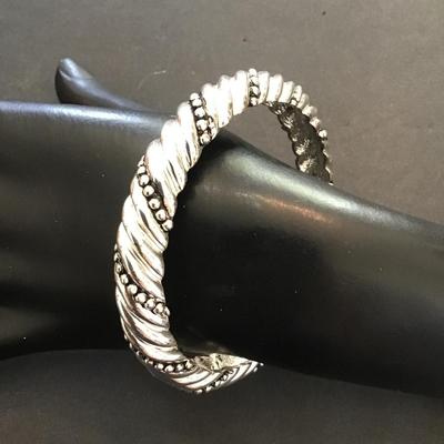 Silver tone, fashion bracelet