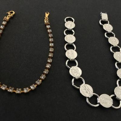 Vintage, Sarah Coventry and rhinestone vintage bracelets
