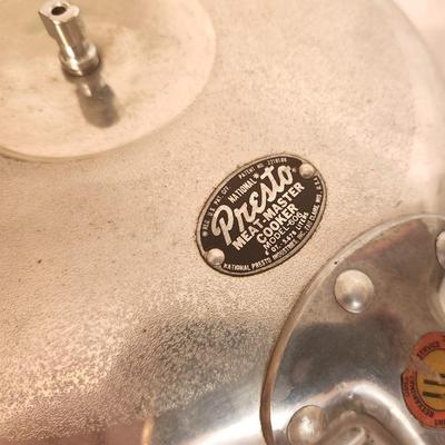 Lot #55 New Old Stock - Unused Presto Meat Master Pressure Cooker - complete