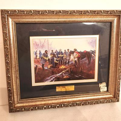 Lot #56 Framed Civil War Print "Defenders of the Cause" - John Demott