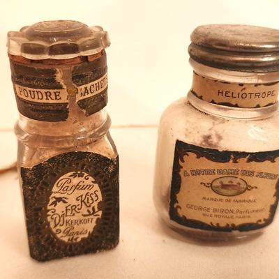 Lot #60 Lot of Antique Perfume Bottles